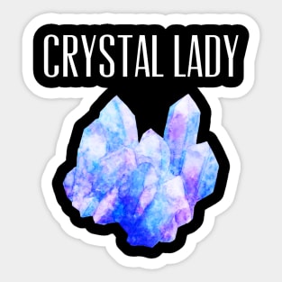 Crystal lady Sticker
